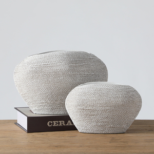 Accesorios de decoración moderna para el hogar, <span class=keywords><strong>jarrones</strong></span> blancos para decoración del hogar, jarrón de <span class=keywords><strong>flores</strong></span> <span class=keywords><strong>artificiales</strong></span> - Product Image 2
