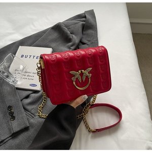 Túi xách nữ thời trang chất liệu da PU, có dây đeo xích, kiểu dáng vuông, đeo chéo, bán buôn - Product Image 5