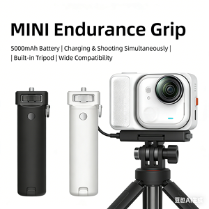 Poignée de batterie 5000 mAh pour caméra d'action avec trépied, chargeur portable et support pour <span class=keywords><strong>GoPro</strong></span>, DJI, Insta360 - Product Image 1