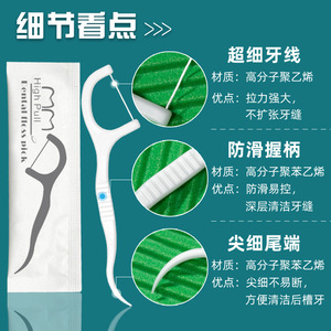 Hilos Dentales Ultrafinos, 100 Unidades, Herramientas Desechables para Limpieza Dental e Higiene Interdental - Product Image 2