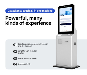 21.5 Inch Self-Service <strong>Touch</strong> <strong>Screen</strong> <strong>Kiosk</strong> for Restaurant Ticket <strong>Printing</strong> Thermal QR Scanner Barcode Reader Retail Ordering SDK - Product Image 3