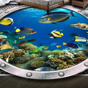 Panneaux muraux en époxy 3D pour <span class=keywords><strong>sol</strong></span>, fenêtre de bord de pont sous-marine, <span class=keywords><strong>décoration</strong></span> intérieure - Product Image 3
