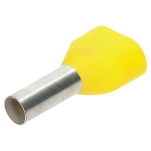 แขน pkt618คู่ cembre 2x6mm ² สีเหลือง18มม. ยาว100ชิ้น - Product Image 1