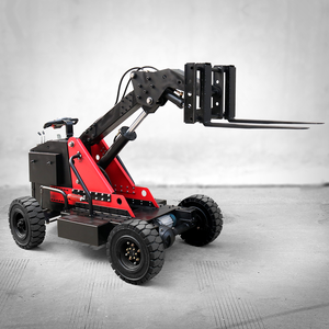 Forklift <span class=keywords><strong>Off</strong></span> <span class=keywords><strong>Road</strong></span> Teleskopik <span class=keywords><strong>Telehandler</strong></span> Baterai Hidrolik Mini Elektrik <span class=keywords><strong>Telehandler</strong></span> 1000kg 1500kg 1850mm Forklift Kustom - Product Image 2