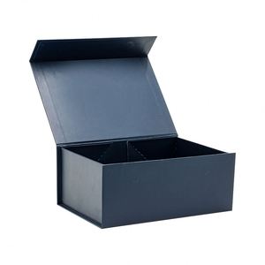 Caja de Regalo Magnética Plegable Azul Marino Profundo A5, Resistente y de Lujo, con Cinta - Product Image 4