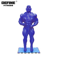 Définir la forme physique véritable machine à poinçonner en silicone fitness divertissement sac de sable