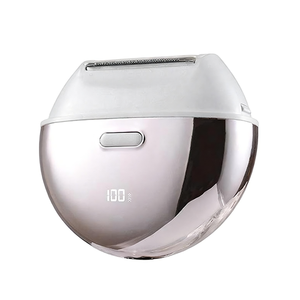เครื่องโกนหนวดไฟฟ้าไร้สายสำหรับผู้หญิง เครื่องโกนขนแบบพกพา จอแสดงผล LED ชาร์จซ้ำได้ เครื่องเล็มขนบริเวณส่วนตัว ใบหน้า รักแร้ บิกินี่ - Product Image 1