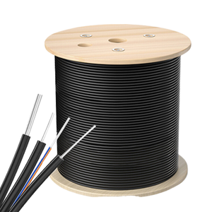 Cable de Fibra Óptica Autoportante para Exteriores, 3 Hilos de Acero, GJYXCH, 1-4 Núcleos, G657A1/G657A2/G652D, PVC/LSZH, Suministro de Fábrica - Product Image 1