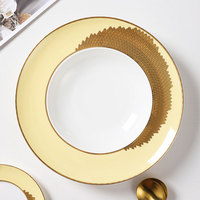 Service de table en porcelaine écologique P&T, vaisselle nordique en porcelaine, ensembles de plats pour hôtels et mariages, passe au lave-vaisselle, vaisselle de restaurant