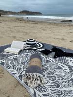 Serviette de plage turque 100% coton biologique - Sans sable, idéale pour offrir en cadeau, parfaite pour le bain, le spa, la sauna, la plage