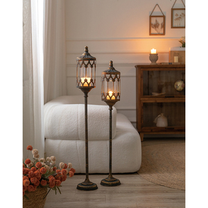 Candelabro Decorativo de Diseño Vintage para Piso, Centro de Mesa para Bodas y Decoración de Fiestas, Último Diseño - Product Image 3