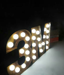 Intérieur/Bureau <span class=keywords><strong>LED</strong></span> Chapiteau Lettres Props 3Ft 4Ft Giant Light up 'Marry Me' Numbers Enseigne lumineuse pour décoration de mariage - Product Image 3