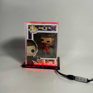 Wholesale Custom LED Modern for Acrylic Clear <b>Display</b> <b>Case</b> Protector Box with Easy Assembly for 4 Inch Garment <b>Displays</b> - Product Image 4
