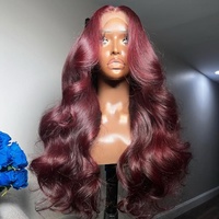 Peluca de Cabello Humano Virgen Vietnamita Transparente HD de Alta Calidad, Ondulada, sin Pegamento, para Mujer