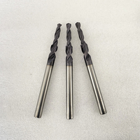 Foret étagé en carbure monobloc, revêtement TiAlN, haute dureté, haute précision, pointe auto-centrante à gauche, outil de perçage CNC pour