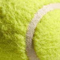 Balles de tennis d'entraînement 2,5 pouces 59g avec revêtement en feutre polyester, rebond 1-1,2m, durables, portables, pour la pratique sportive, OEM ODM