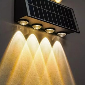 Lampe murale solaire, lumière de jardin extérieure, projecteur mural LED - Product Image 1