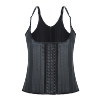 Corset amincissant en latex avec 25 baleines en acier, gaine de maintien de la taille, veste de maintien de la taille en latex avec 25 tiges, gaine de maintien de la taille pour la perte de poids, façonneur de corps