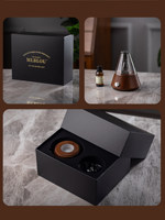 Diffuseur d'arômes de bureau Empty Valley, design en verre et bois, nébuliseur d'huiles essentielles, aide au sommeil, diffuseur de parfum pour chambre à coucher