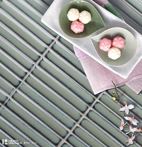 Fournitures de mosaïque en gros, prix de la mosaïque en céramique de couleur <span class=keywords><strong>turquoise</strong></span> clair pour la cuisine - Product Image 2