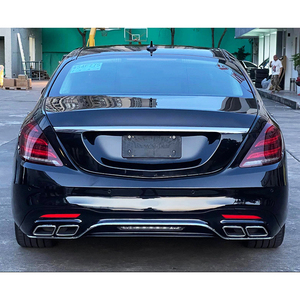 Kit carrosserie pour Mercedes Classe S W222 (2014-2017) : modification et amélioration S63, pare-chocs avant, calandre, pare-chocs arrière, lèvre arrière, garde-boue. - Product Image 4