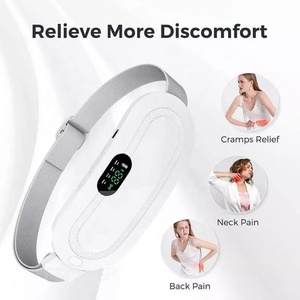Ceinture de massage chauffante électrique intelligente à 3 vitesses, rechargeable, pour le soulagement des crampes menstruelles et les soins personnels – Produits électriques - Product Image 2
