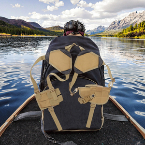 बाहरी छुपा ले कंधे होल्स्टर समायोज्य अंडरआर्म होल्स्टर पोर्टेबल छोटे नायलॉन पाउच शिकार शिविर यात्रा बैग - Product Image 3