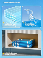 Grande piscine gonflable avec toboggan, pistolet à eau, pompe, pour la famille, adultes, enfants, intérieur, extérieur, fête aquatique d'été, piscine gonflable