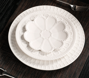 Assiette à gâteau et dessert en porcelaine écologique de style moderne minimaliste nordique, pour restaurant, hôtel, mariage, vente en gros - Product Image 2