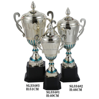 Trophées en métal personnalisés de haute qualité pour les coupes de prix d'usine de badminton et de football de basket-ball de rugby pour les salons de voitures