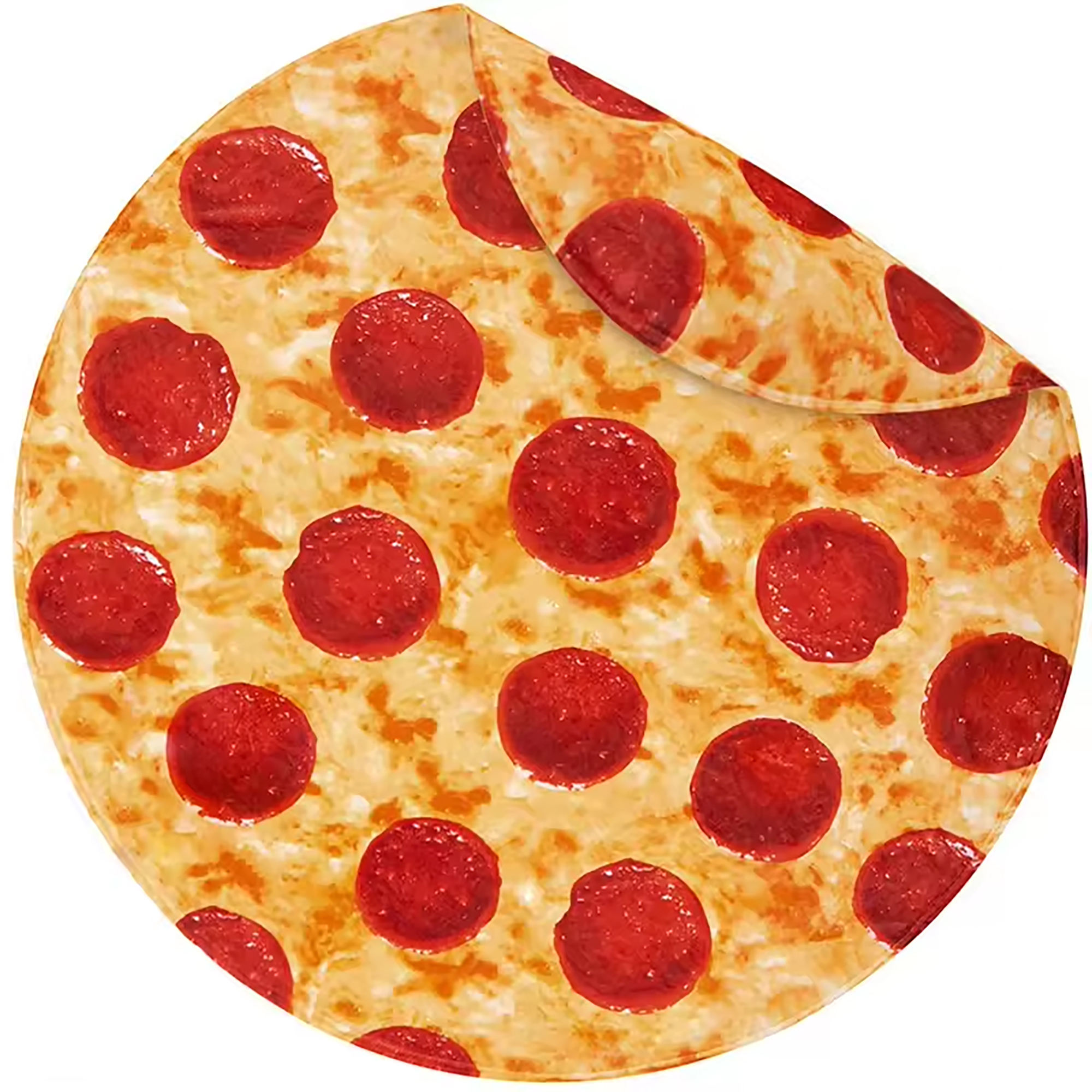 Pepperoni Pizza Blanket Soft Fleece Throw Pizza Hut Style