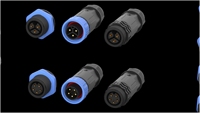 Connecteur circulaire étanche M20 IP68 certifié ISO9001, mâle-femelle, 2 à 9 broches, montage sur panneau, plaqué or, haute température