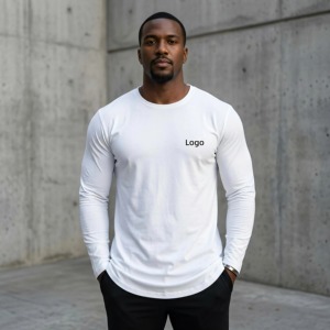 Custom Design OEM Women Men <b>Polyester</b> Spandex Sportswear Soft Touch Fast Dry Four Way Stretch Gym Outdoor Long Sleeve <b>Tshirt</b> - Product Image 1