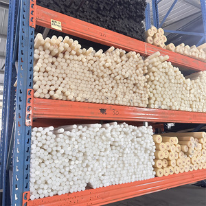 Tiges en nylon Aoxin rondes, résistantes à l'usure, pièces usinées pour machines, tiges en plastique PA6 de qualité générale - Product Image 1