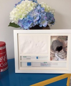 Kit de cadre photo pour empreintes de mains et de pieds de bébé nouveau-né personnalisé - Product Image 3