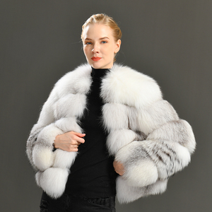 Manteaux en fourrure véritable pour femme, veste en fourrure naturelle pour femme, manteau chaud d'hiver en fourrure véritable pour femme, renard, offre spéciale - Product Image 2