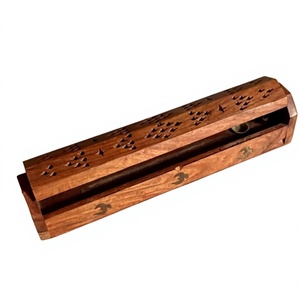 Quemador de Incienso Duradero con Diseño de Estrella Recortada, Acabado Natural, Hecho a Mano, Personalizable, Quemador y Difusor de Aroma de Madera - Product Image 1