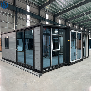 Casa Contenedor Expandible <span class=keywords><strong>de</strong></span> 40 pies a Precio <span class=keywords><strong>de</strong></span> Mayoreo <span class=keywords><strong>de</strong></span> Honlu, Casa Prefabricada <span class=keywords><strong>de</strong></span> 4 Dormitorios, Cabaña Modular para Hotel/Campamento con Terraza - Product Image 1