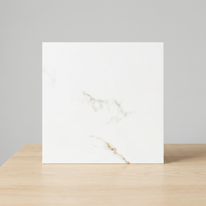 Carrara 600x600mm Glossy Polished Porcelain Tiles White Marble Effect Interior Floor Design 60x60cm - Product Image 2