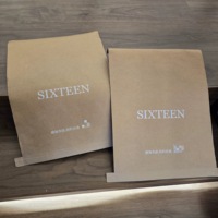 Sac d'expédition en papier recyclé 100% sacs d'emballage d'expédition de vêtements en papier kraft brun écologique enveloppe d'expédition express d'affranchissement