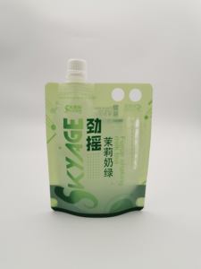 Doypack con impresión personalizada, bolsa con boquilla de pie para té/café, bebidas lechosas para compras, dulces, regalos, Impresión de embalaje - Product Image 3