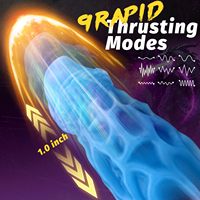 Vibrador de 10 Frecuencias con Control Remoto, Vibrador 3 en 1 Luminoso, Vibrador de Dildo de Dragón de Fantasía con Múltiples Modos