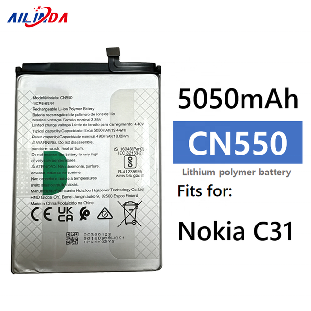 Factory Direct Wholesale  Original Quality  CN550 Lithium Battery, Fixes Short Phone Battery Life