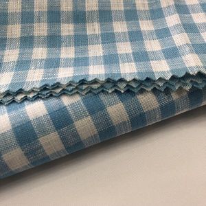 Shaoxing-tela de lino a cuadros 100% pura, tejido de camisa de lino, tejido de lino Slub, venta al por mayor - Product Image 2