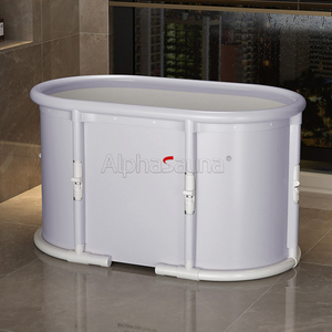 Ice Bath Portable Foldable Tubs Plastic PVC Plastic Ice Barrel Bath