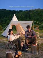 Chaise de camping pliante pour la plage, confortable, légère, en aluminium, durable, écologique, pour pique-nique en plein air