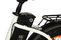 Vélo de montagne électrique pliable en gros, MOQ 1, 48V 13Ah, pneus larges, cadre en aluminium noir