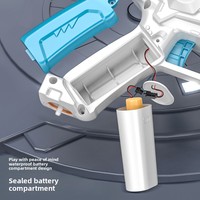 Jouet d'été populaire : Pistolet à eau électrique automatique haute pression en forme de requin pour enfants