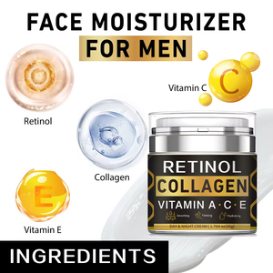 Crème hydratante de jour et de nuit au collagène pour hommes, soin du visage, nettoyage en profondeur, <span class=keywords><strong>anti</strong></span>-<span class=keywords><strong>âge</strong></span> non gras, cadeaux pour hommes - Product Image 4