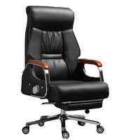 Fengxiang Chaise de bureau en cuir de luxe Boss Massage ergonomique inclinable avec mobilier commercial moderne pour bureau à domicile